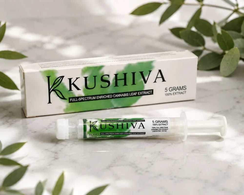kushiva full spectrum enriched cannabis leaf extract 5g studio packshot 01