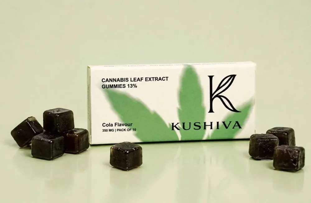 kushiva cola cannabis leaf extract gummies 13 percent product with gummies 01